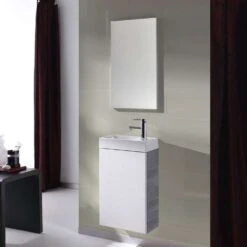 Dansani Gästewaschplatz Badmöbelset Selina 40 Cm In Hellgrau