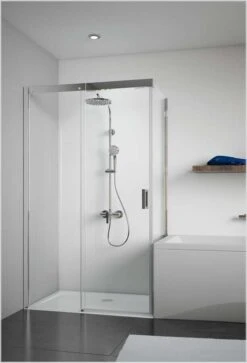 Breuer PANORAMA Schiebetür 2-teilig Für SW Kurz NEBEN Wanne 8 Mm