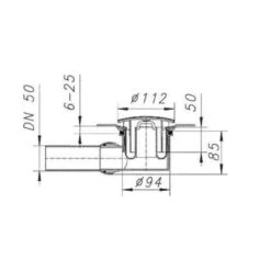 Schulte Duschwanne Acryl EF Flat Für Fünfeck Duschkabinen -Badmobel Verkauf 104 3