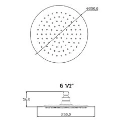 Schütte Überkopfbrause Java 25 Cm Rund In Edelstahl Verchromt 7 Schütte Überkopfbrause Java 25 Cm Rund In Edelstahl Verchromt -Badmobel Verkauf 10767 2