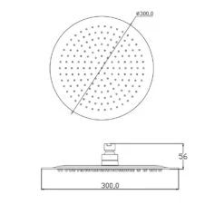 Schütte Überkopfbrause SUMATRA 30 Cm Rund In Edelstahl Verchromt 7 Schütte Überkopfbrause SUMATRA 30 Cm Rund In Edelstahl Verchromt -Badmobel Verkauf 10776 2