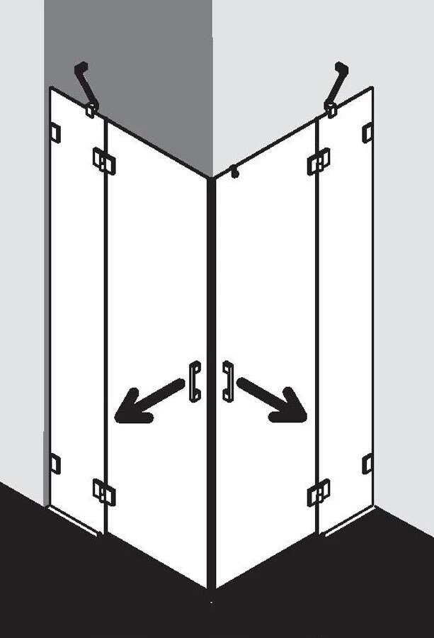 Kermi Liga Eckeinstieg Drehtüren Mit Festteil Und Wandbeschlag 8 Kermi Liga Eckeinstieg Drehtüren Mit Festteil Und Wandbeschlag – Bild 6