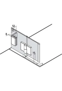 Kermi Liga Eckeinstieg Drehtüren Mit Festteil Und Wandbeschlag 15 Kermi Liga Eckeinstieg Drehtüren Mit Festteil Und Wandbeschlag -Badmobel Verkauf 10895 6
