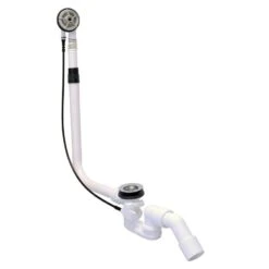 Viega Multiplex Ab- Und Überlaufgarnitur Mit Visign M5 Verchromt, Für Sonderwannen 111069