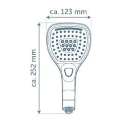 Schütte Handbrause PALERMO II In Chrom -Badmobel Verkauf 10967 2