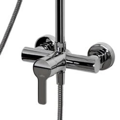 Schulte Duschmaster Rain Mit Einhebelmischer, Kopfbrause Rund -Badmobel Verkauf 109 2