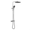 Eisl Überkopf-Brauseset Duschsystem GRANDE VITA Mit Thermostat In Schwarz Chrom -Badmobel Verkauf 11058 0