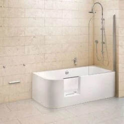 Ottofond Türwandhalterung In Weiß Für Badewanne Free Gate -Badmobel Verkauf 11295 4