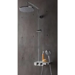 Breuer Duschsystem Aquamaxx 340 Mit Glasablage, Kopfbrause Rund 13 Breuer Duschsystem Aquamaxx 340 Mit Glasablage, Kopfbrause Rund -Badmobel Verkauf 11296 2