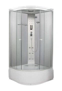 Duschmeister Komplettdusche Sano 8 Viertelkreis Duschkabine