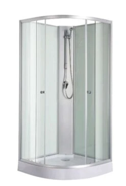 Duschmeister Komplettdusche Sano 15 Viertelkreis Duschkabine