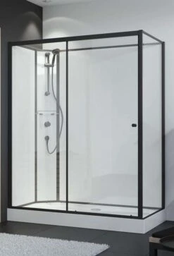 Breuer Komplettdusche Schiebetür Mit Seitenwand BR100 800 X 1200 Anschlag Links