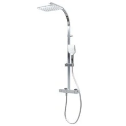 Schulte Duschmaster Square Rain II Mit Thermostat White Style