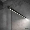 Stabilisationsbügel Für Duschkabinen LED LYON BAR 1500 Mm BLACK -Badmobel Verkauf 13384 0