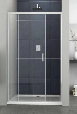 Duschmeister Schiebetür Nische Softclose Sano 128 Duschkabine100x195