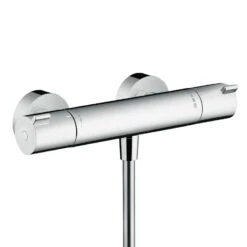 Hansgrohe Crometta Brauseset Vario Mit Ecostat 1001 Thermostat Weiß-chrom -Badmobel Verkauf 13465 2
