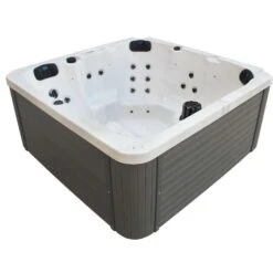Duschmeister Outdoorpool Sano 172 Whirlpool Weiss 190x190x86 Cm