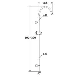 CORNAT Steigrohr Rund ROUND VARIO 5 CORNAT Steigrohr Rund ROUND VARIO -Badmobel Verkauf 13791 1