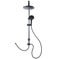 CORNAT Duschsystem NOIR Schwarz Matt Mit Umsteller -Badmobel Verkauf 13797 1