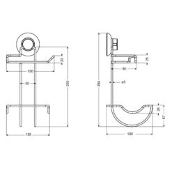 CORNAT 3in1 WC-Papierhalter Doppelt 9 CORNAT 3in1 WC-Papierhalter Doppelt -Badmobel Verkauf 13888 3