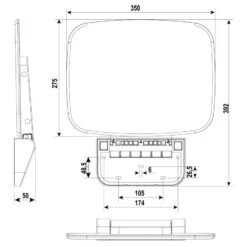 CORNAT Sicherheitsduschklappsitz Duschsitz Klappsitz Badewannensitz -Badmobel Verkauf 13902 1
