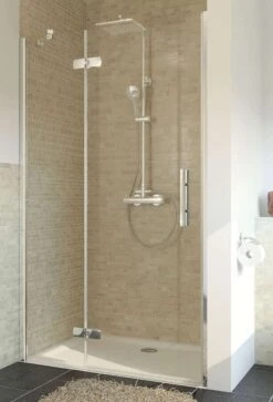 Breuer AVANTA Drehtür Mit Festteil Für Nische 8 Mm