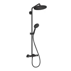 Hansgrohe Croma Select S 280 Air 1jet Showerpipe Schwarz Matt