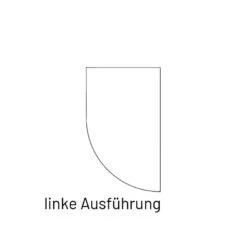 Duschmeister Rundduschwanne Acryl 70x90 Cm Links Sano 299 -Badmobel Verkauf 14976 1