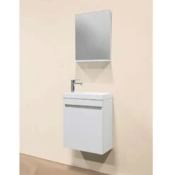 Duschmeister Badmöbel-Set 48 Cm Weiss Sano 360