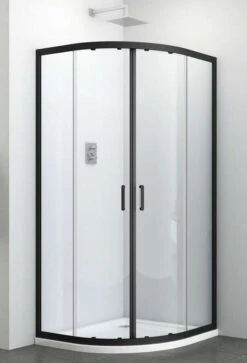 Duschmeister Runddusche 90 Schwarz Sano 373