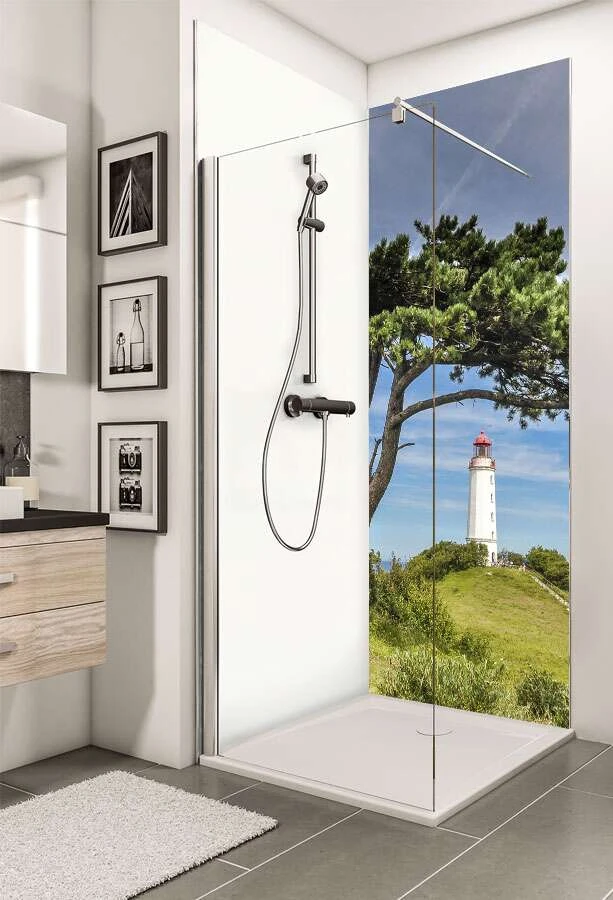 Schulte Decodesign Duschrückwand Foto Leuchtturm Hügel 3 Schulte Decodesign Duschrückwand Foto Leuchtturm Hügel