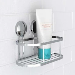 Eisl Dusch-Wandablage Chrom, Zum Kleben Oder Schrauben 9 Eisl Dusch-Wandablage Chrom, Zum Kleben Oder Schrauben -Badmobel Verkauf 15871 3