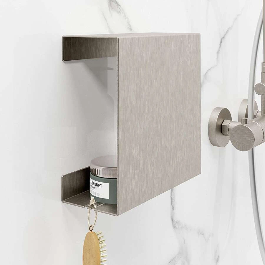 Schulte Duschablage L, Edelstahl 3 Schulte Duschablage L, Edelstahl