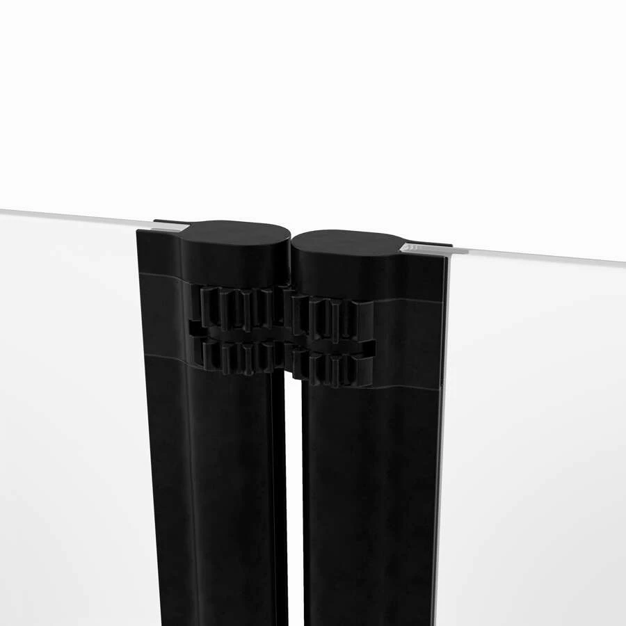 Duschmeister Badewannenfaltwand Max F 11 Schwarz 100 X 140 Cm 6 Duschmeister Badewannenfaltwand Max F 11 Schwarz 100 X 140 Cm – Bild 4