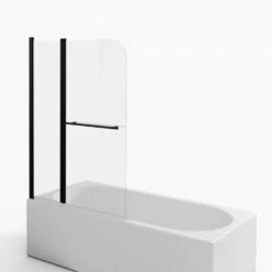 Duschmeister Badewannenfaltwand Max F 11 Schwarz 100 X 140 Cm 12 Duschmeister Badewannenfaltwand Max F 11 Schwarz 100 X 140 Cm -Badmobel Verkauf 15969 4