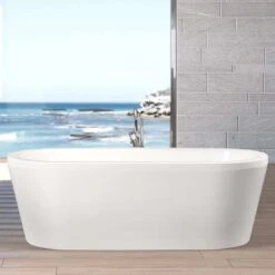 Ottofond Freistehende Badewanne Flora 180 X 80