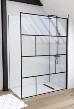 Duschmeister Walk In Max F 41 Schwarz 140 X 195 Cm