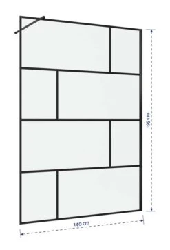 Duschmeister Walk In Max F 41 Schwarz 140 X 195 Cm 9 Duschmeister Walk In Max F 41 Schwarz 140 X 195 Cm -Badmobel Verkauf 16001 3