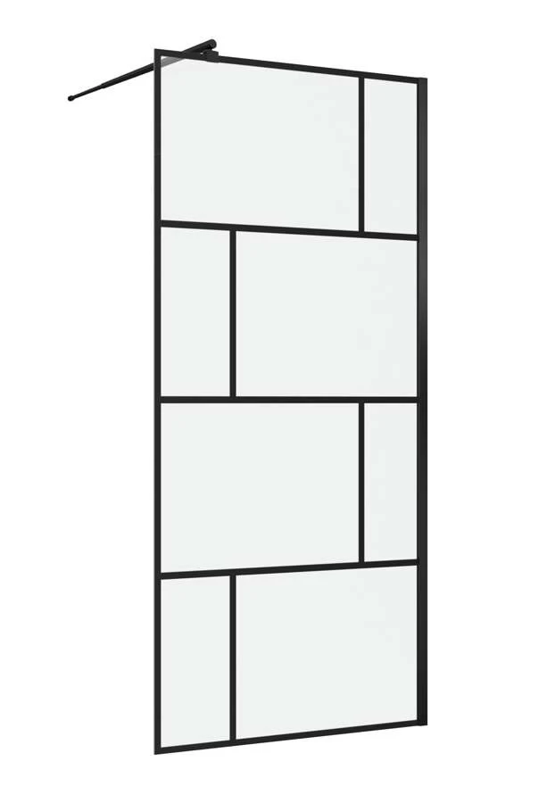 Duschmeister Walk In Max F 43 Schwarz Mit Halter 90 X 195 Cm 4 Duschmeister Walk In Max F 43 Schwarz Mit Halter 90 X 195 Cm – Bild 2