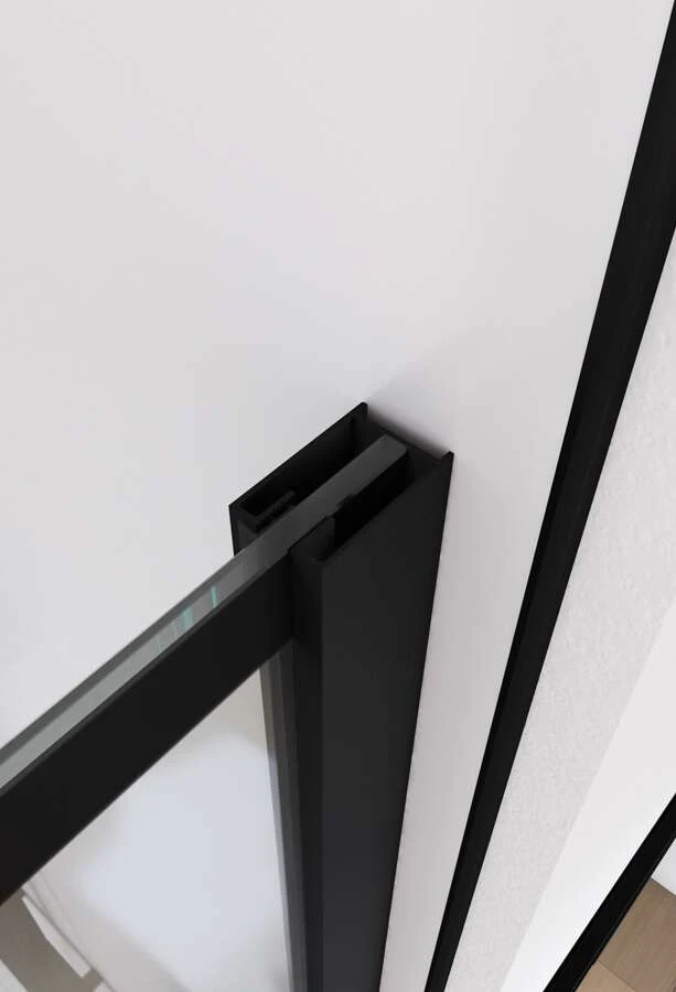 Duschmeister Walk In Max F 43 Schwarz Mit Halter 90 X 195 Cm 5 Duschmeister Walk In Max F 43 Schwarz Mit Halter 90 X 195 Cm – Bild 3