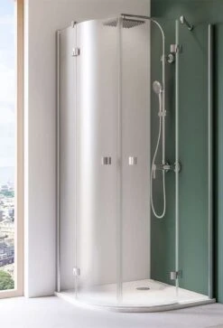 Breuer Espira Runddusche 4-teilig Mit Drehtür