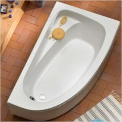 Ottofond Raumsparbadewanne Marina A 160 X 90 Weiß