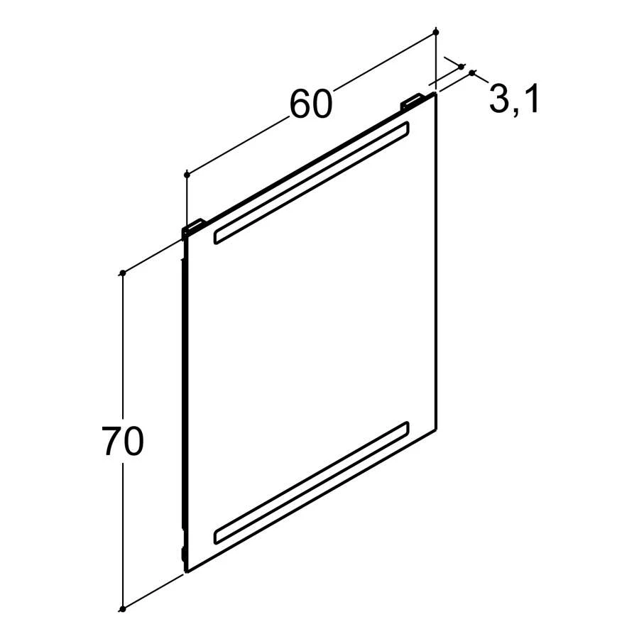 Dansani Repeat LED-Spiegel 60 Cm 4 Dansani Repeat LED-Spiegel 60 Cm – Bild 2
