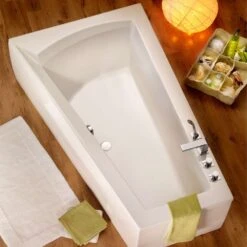 Ottofond Raumsparbadewanne Galia I B Weiß