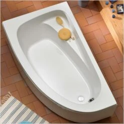 Ottofond Raumsparbadewanne Marina B 160 X 90 Weiß