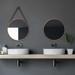 Duschmeister Spiegel Royalux TCS 50 Cm Kupfer Matt