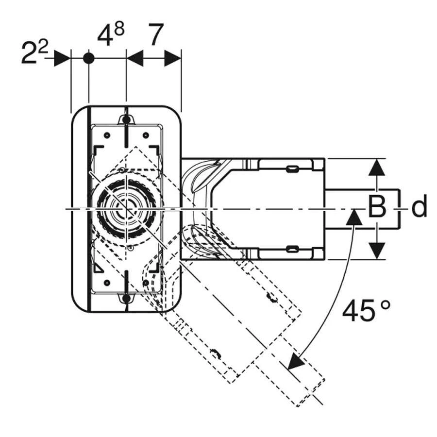 Geberit Rohbauset Für CleanLine-Duschrinnen, Estrichhöhe Am Einlauf 90 - 220 Mm 4 Geberit Rohbauset Für CleanLine-Duschrinnen, Estrichhöhe Am Einlauf 90 - 220 Mm – Bild 2