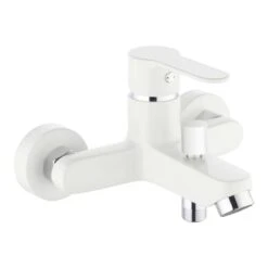 Duschmeister Einhebelarmatur Wanne Matt Weiß Vero 21