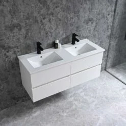 Duschmeister Badmöbelset 120 Cm Sano 533, Weiß