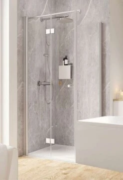 Schulte Garant 2.0 Drehfalttür Inklusive Verkürzter Seitenwand